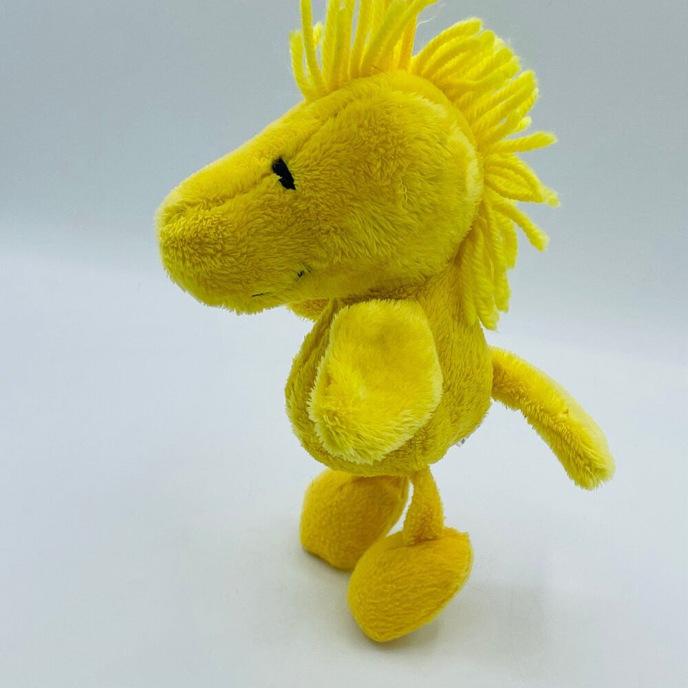 WOODSTOCK Yellow Bird Plush Peanuts Worldwide LLC Hanging Stuffed Toy w/ Noise